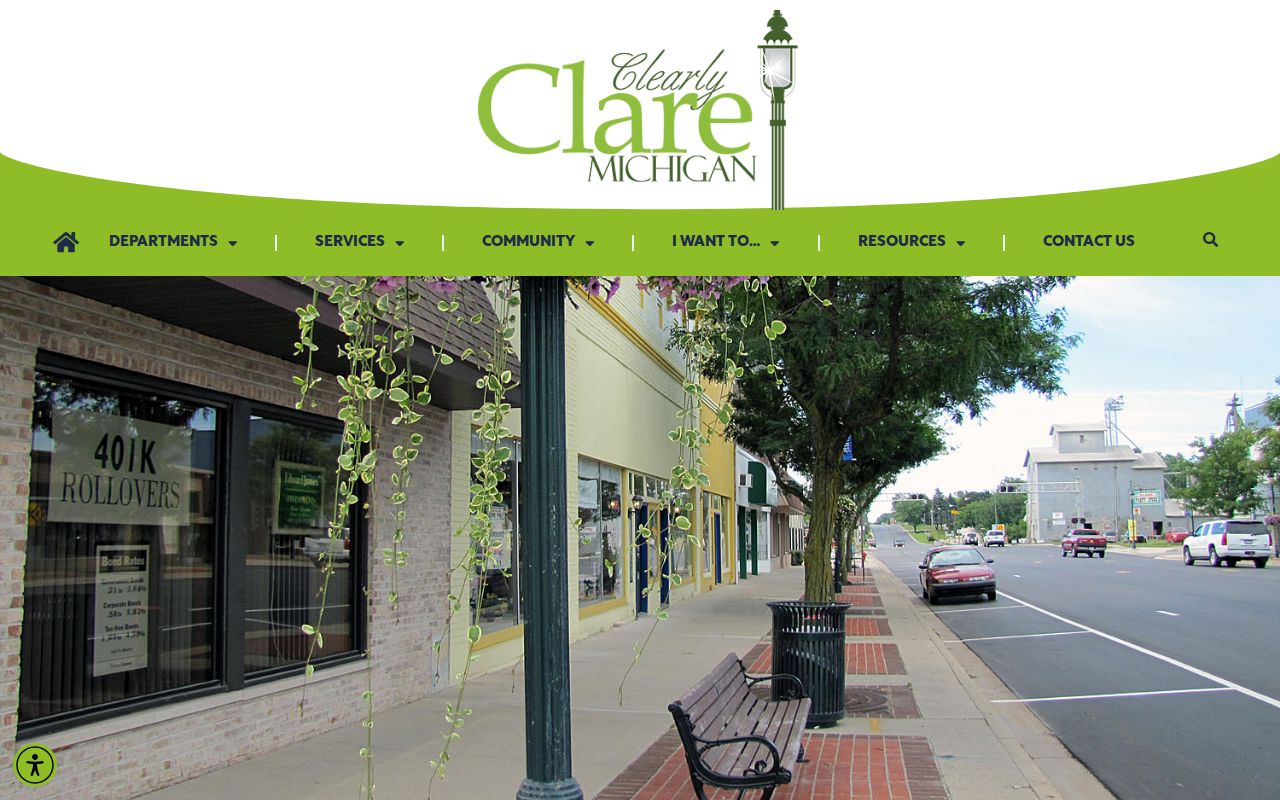 City of Clare official website for local criminal record routing